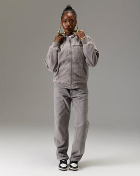 The Winners Circle Carpenter Canvas Pant - Grey