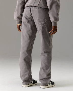 The Winners Circle Carpenter Canvas Pant - Grey