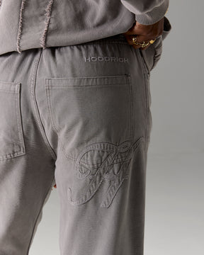 The Winners Circle Carpenter Canvas Pant - Grey