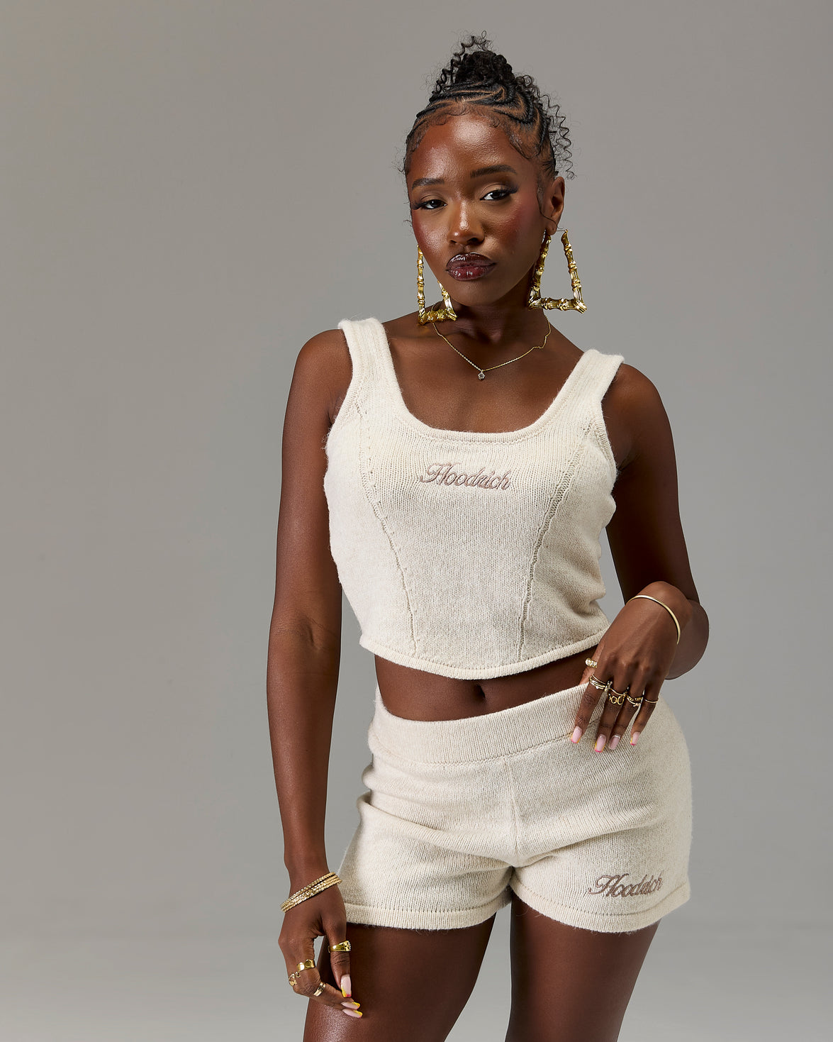 The Winners Circle Knitted Top - Marl
