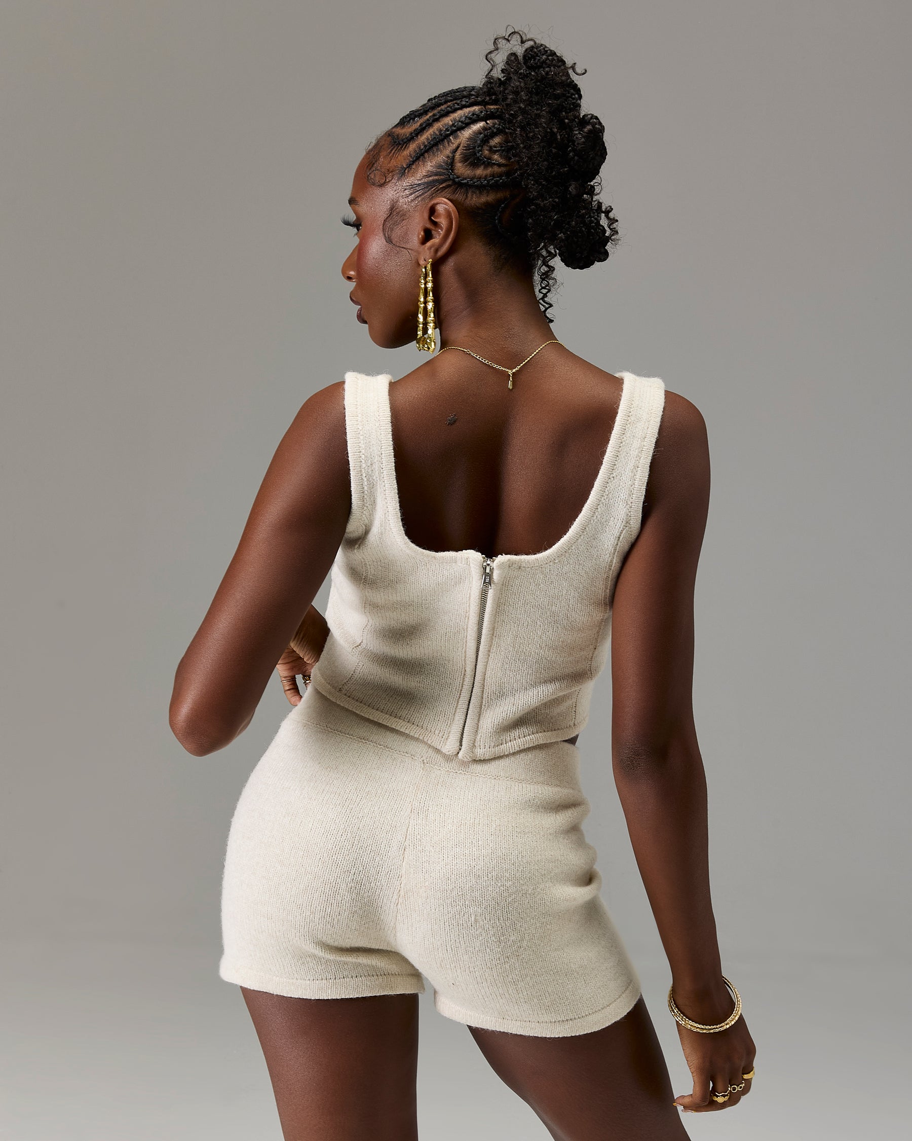 The Winners Circle Knitted Top - Marl