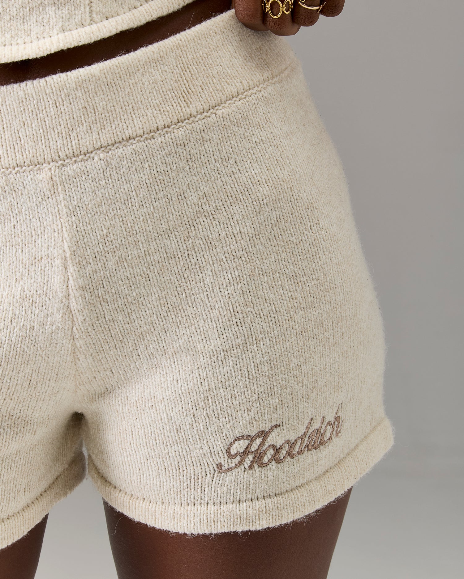The Winners Circle Knitted Shorts - Marl