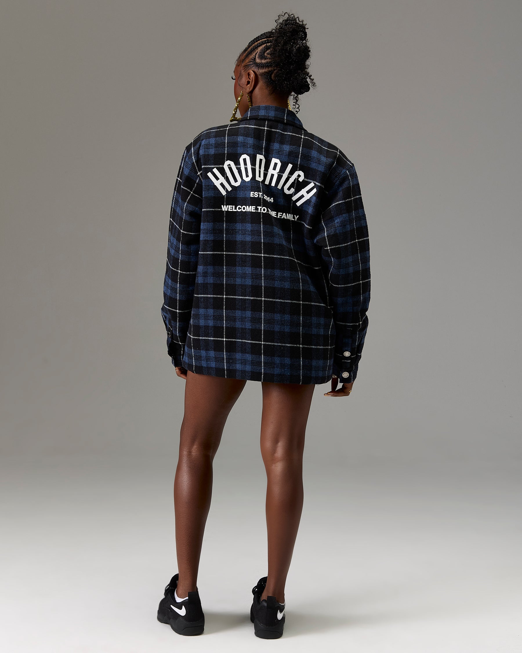 The Winners Circle Checked Shirt - Blue/Grey