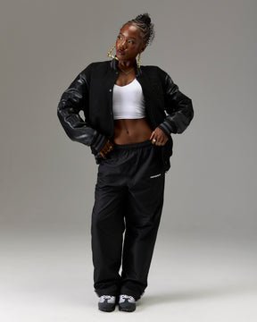 The Winners Circle Varsity Jacket - Black