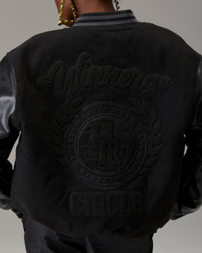 The Winners Circle Varsity Jacket - Black
