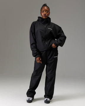 The Winners Circle Ripstop Woven Pant - Black/White