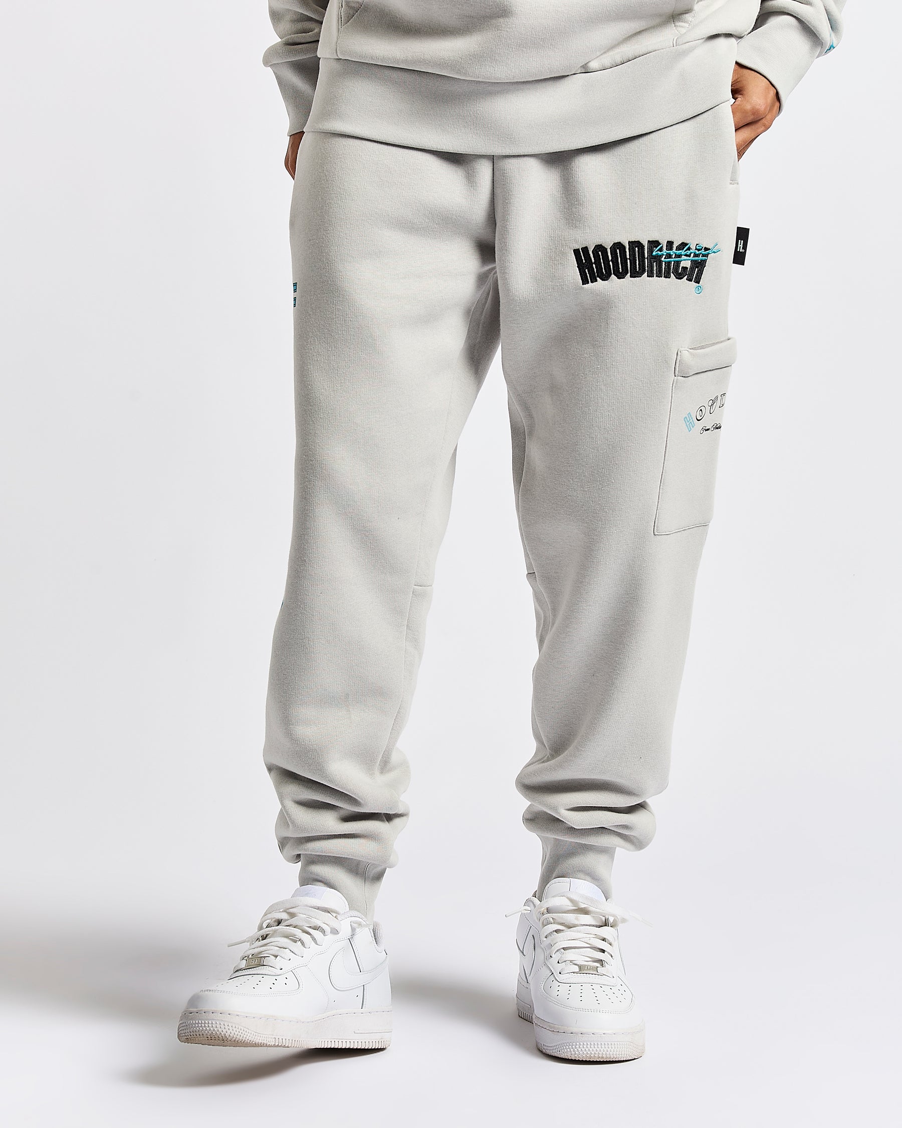 Heat Jogger - Light Grey/Black/Blue