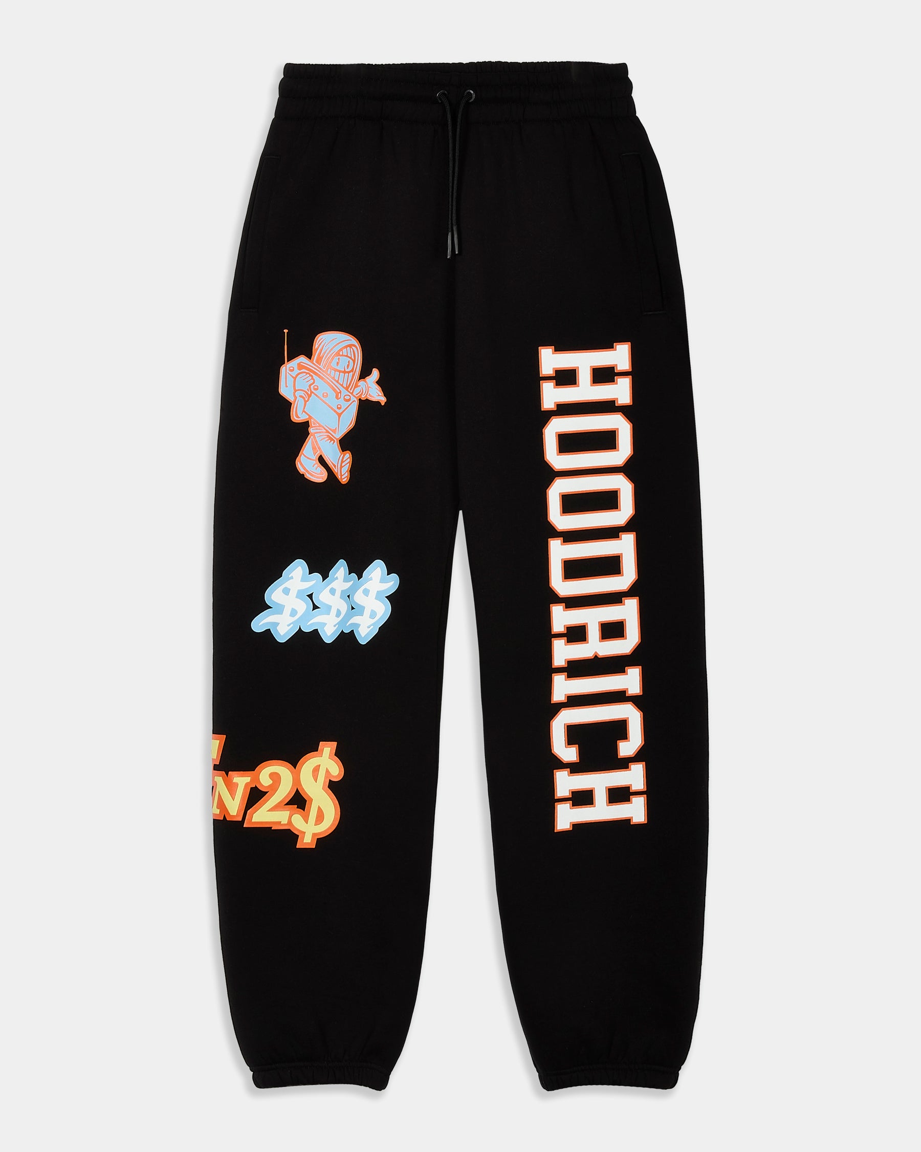 Loony Oversized Joggers - Black/White