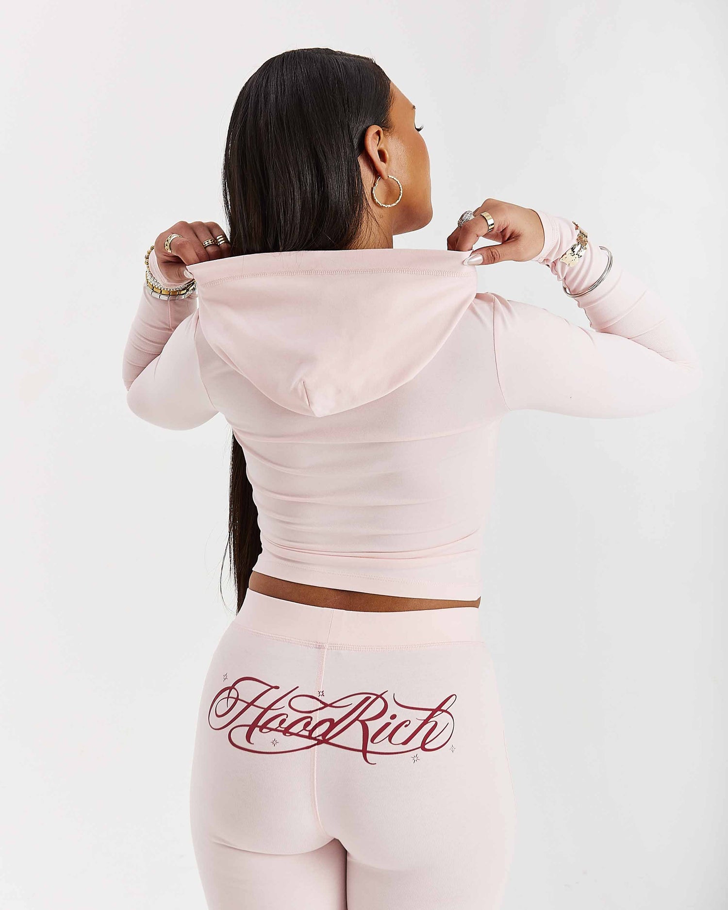 Solace Fitted Zip Top - Pink