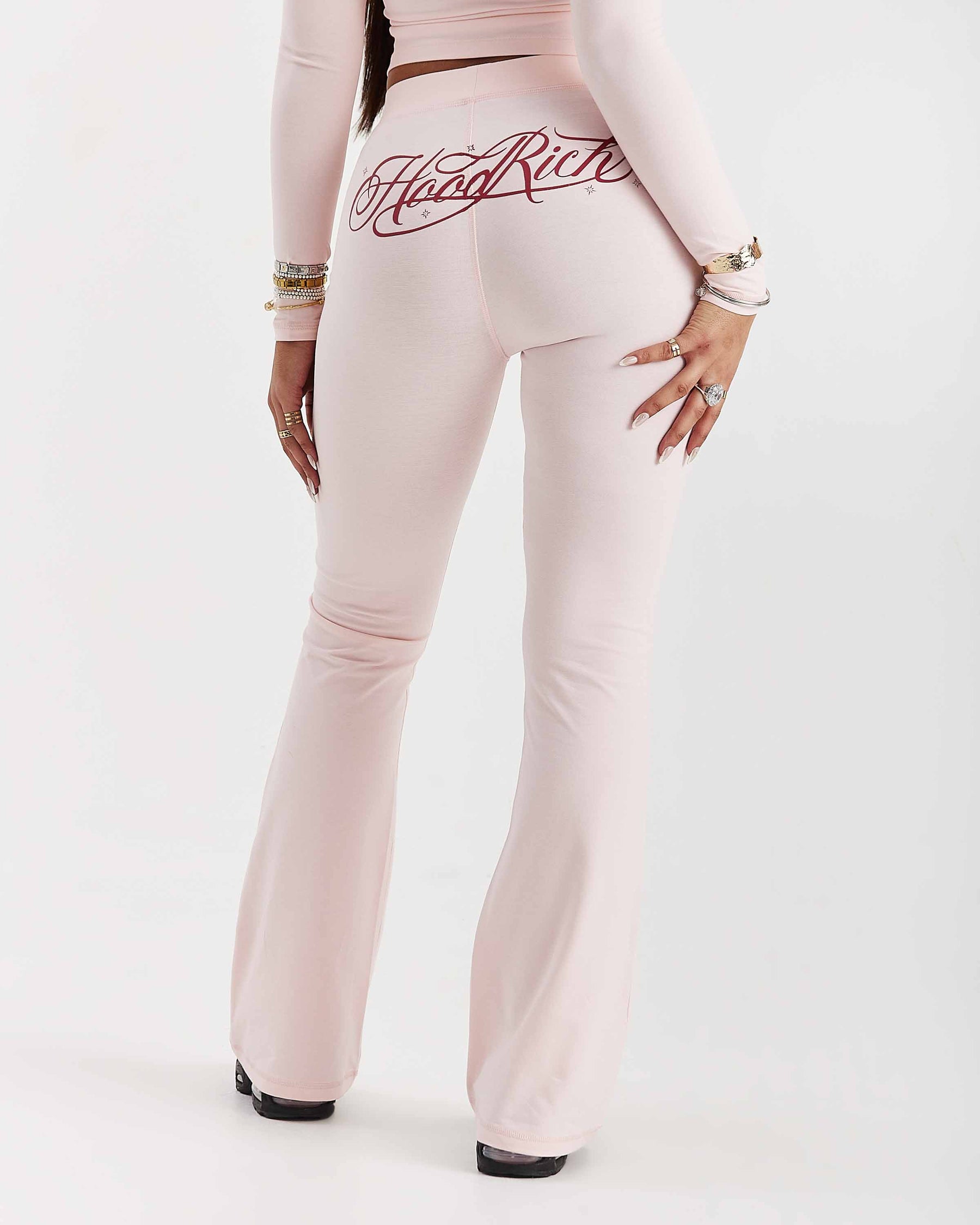 Solace Flare Leggings - Pink