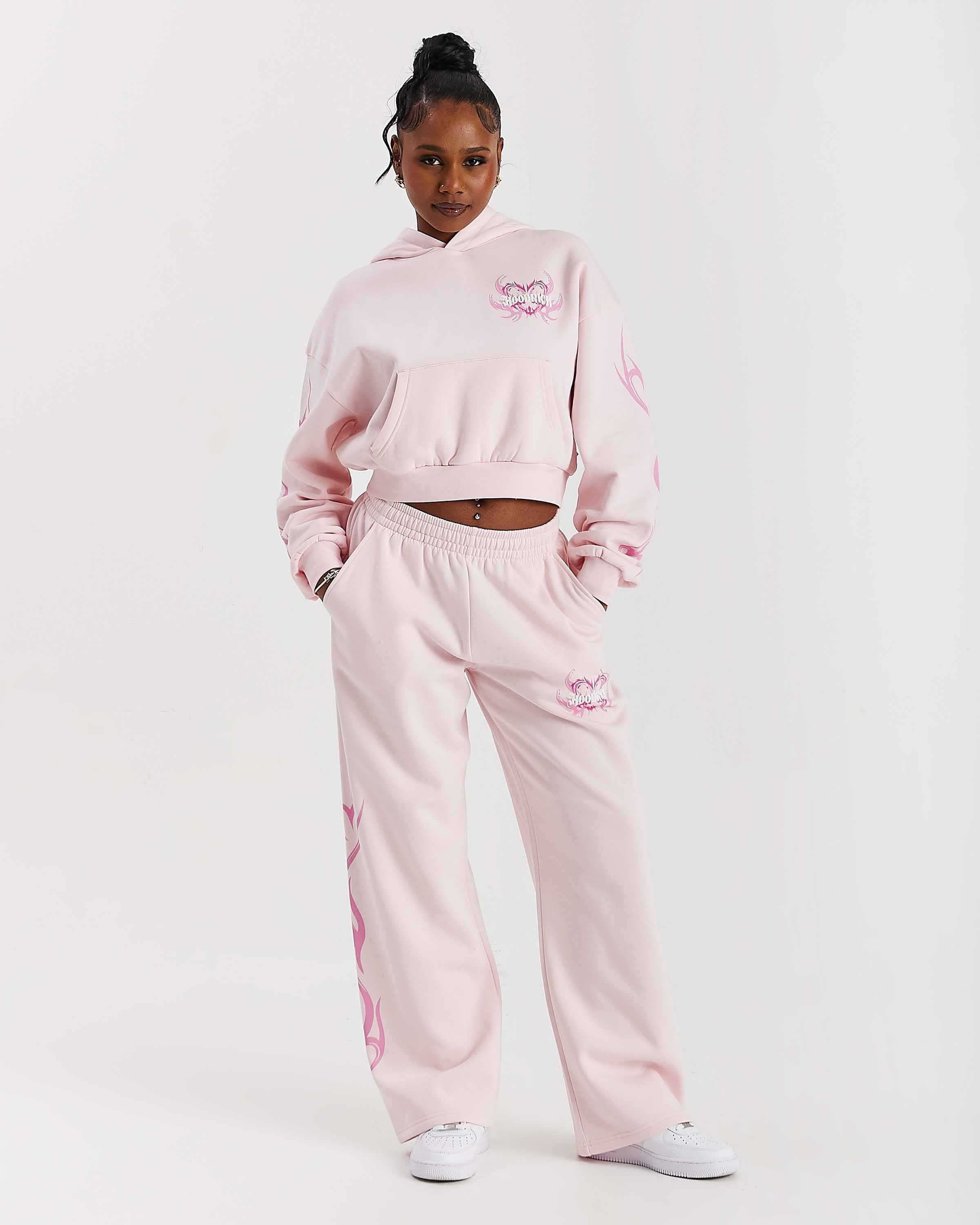 Flux Boxy Hoodie - Pink