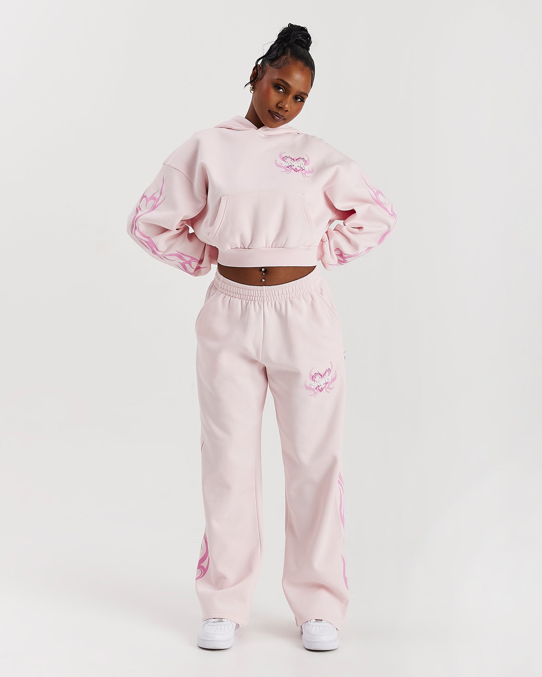 Flux Boxy Hoodie - Pink