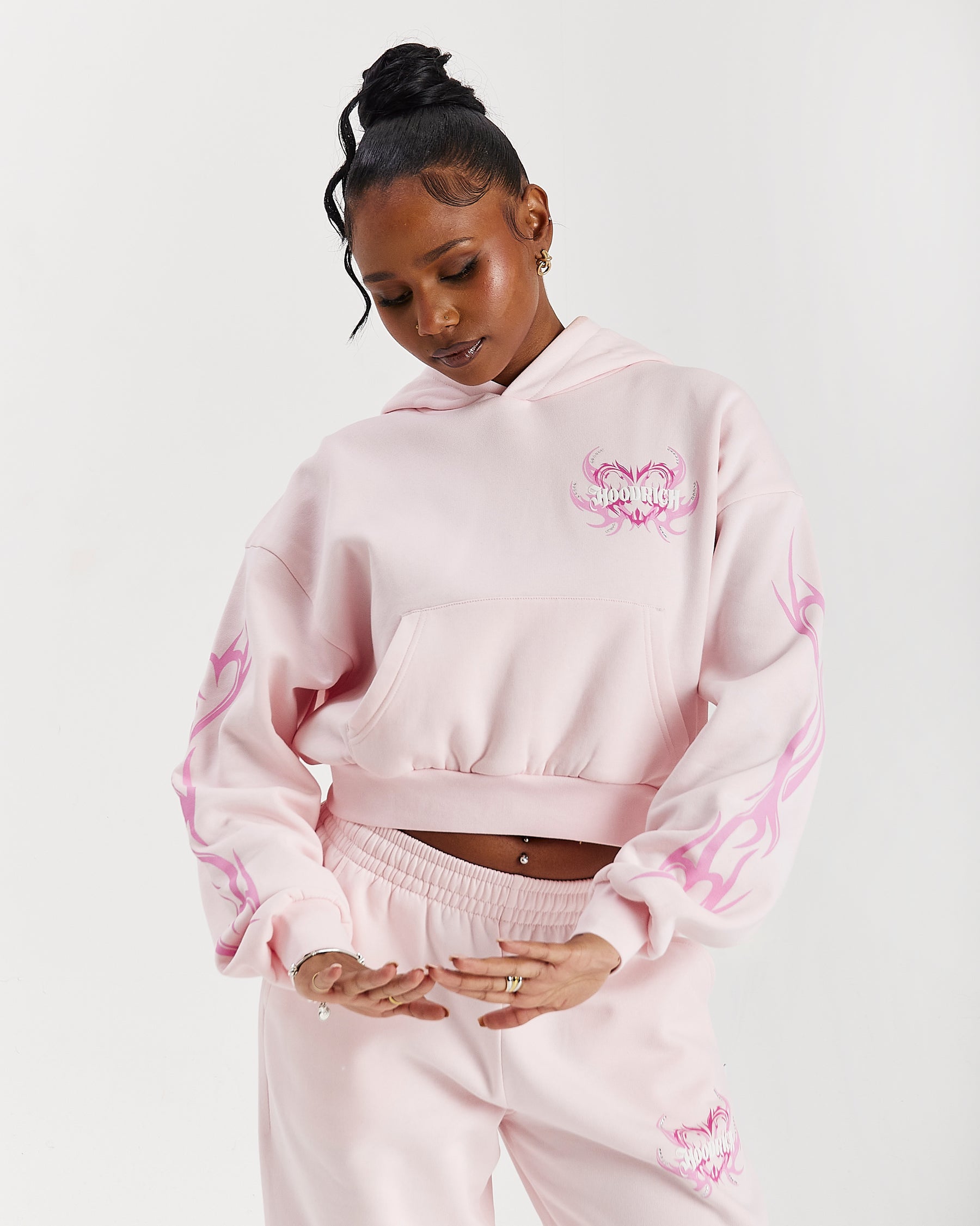 Flux Boxy Hoodie - Pink