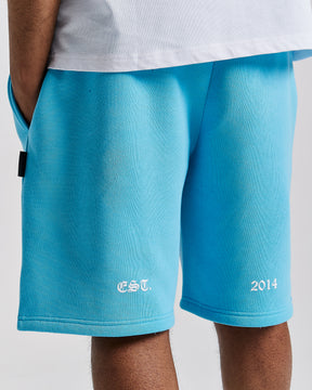 Noir Oversized Shorts - Blue/White/Black