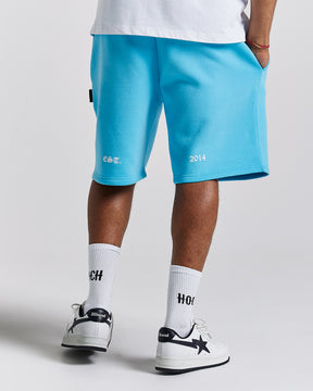 Noir Oversized Shorts - Blue/White/Black
