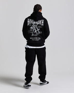 Rite Oversized Hoodie - Black/White/Grey