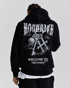 Rite Oversized Hoodie - Black/White/Grey