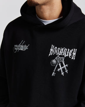 Rite Oversized Hoodie - Black/White/Grey