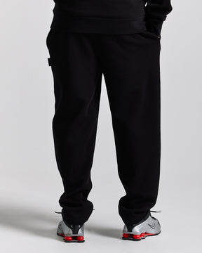 Iron Oversized Open Hem Joggers - Black/Grey/White