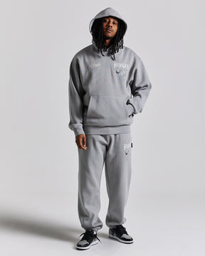 Rite Oversized Hoodie - Grey/White