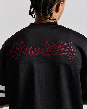 Galaxy Oversized Mesh Jersey - Black/White/Red