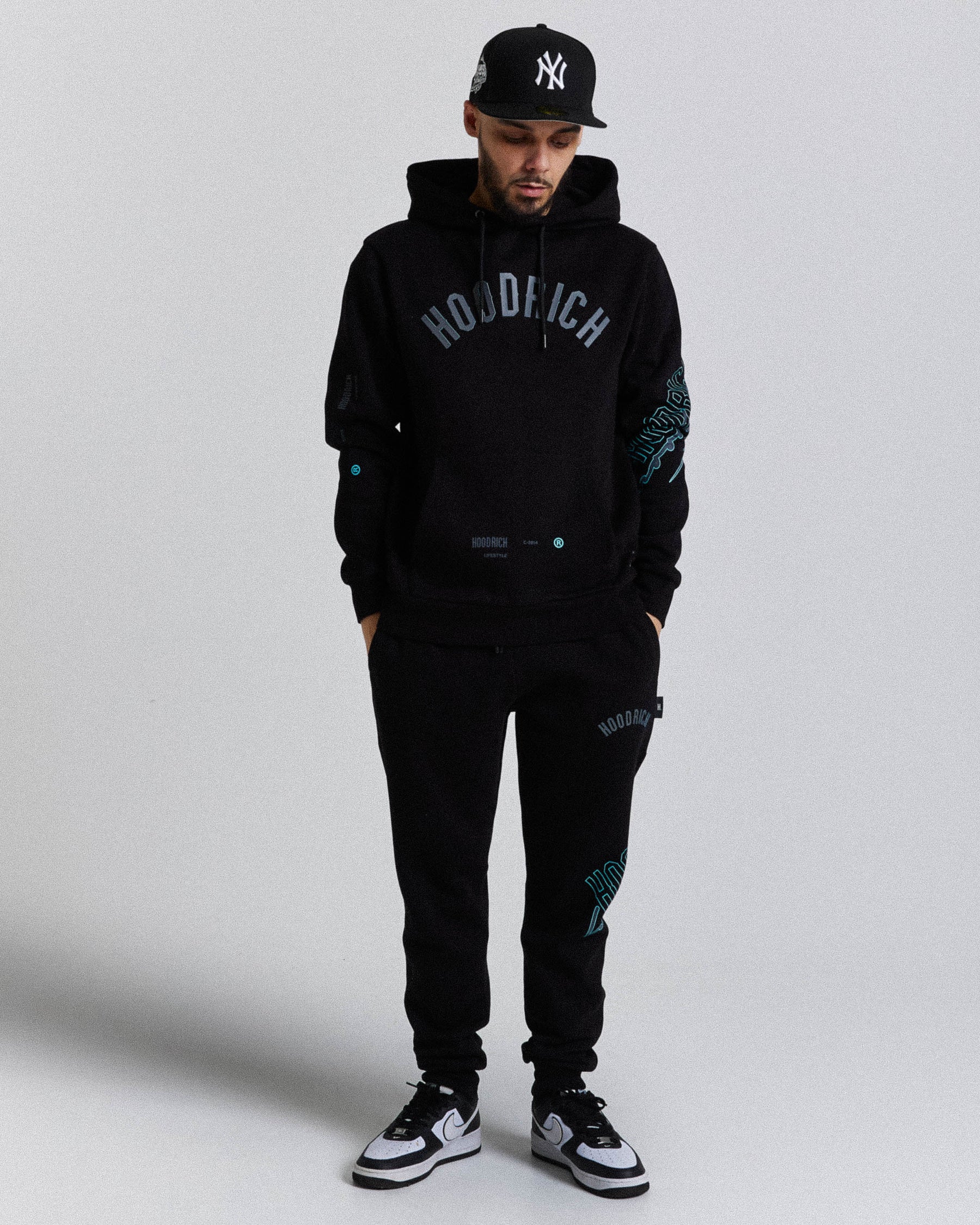 Tycoon Hoodie - Black/Grey/Blue