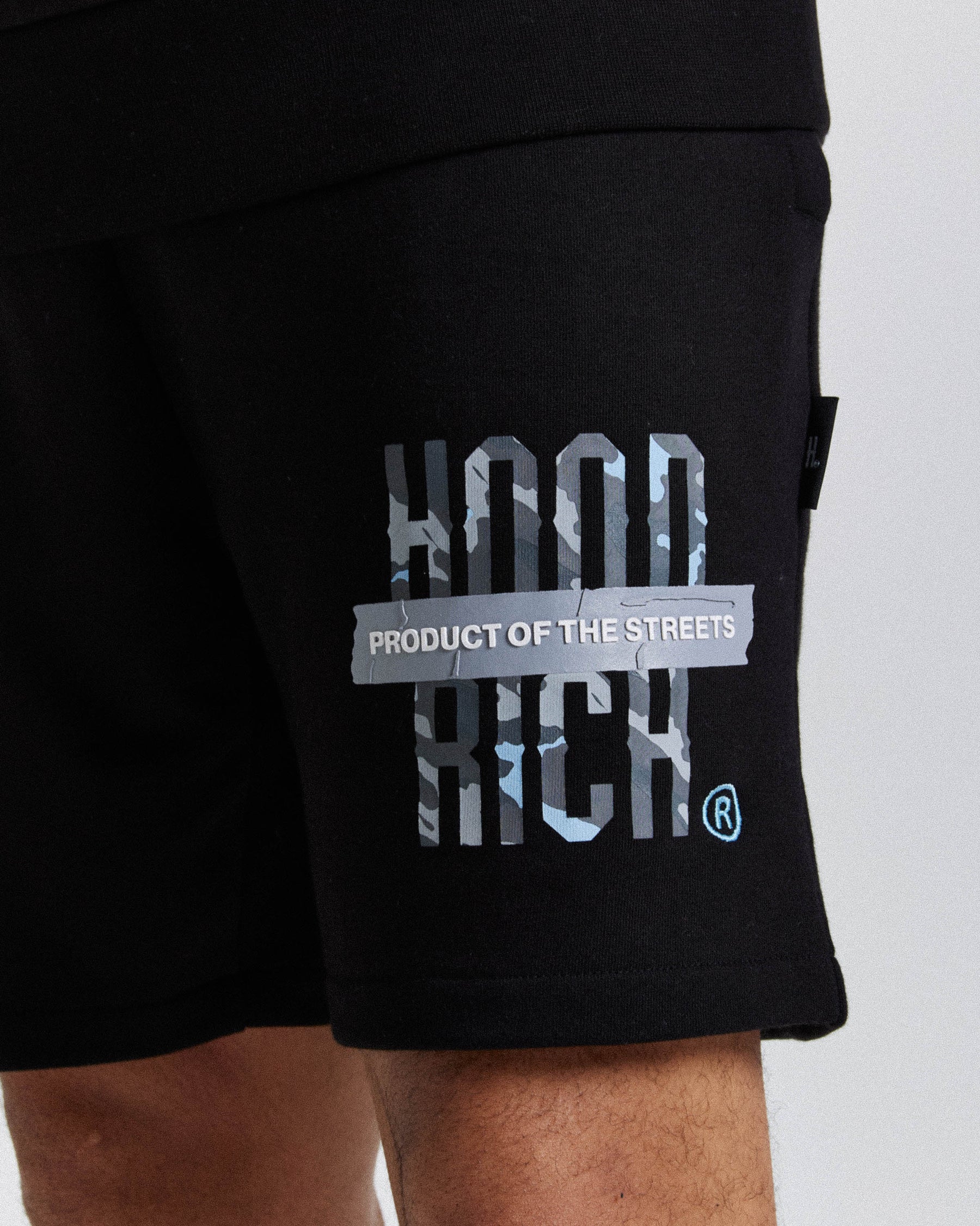 Territory Shorts - Black/Camo/Blue