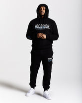 Flames Joggers - Black/White/Blue