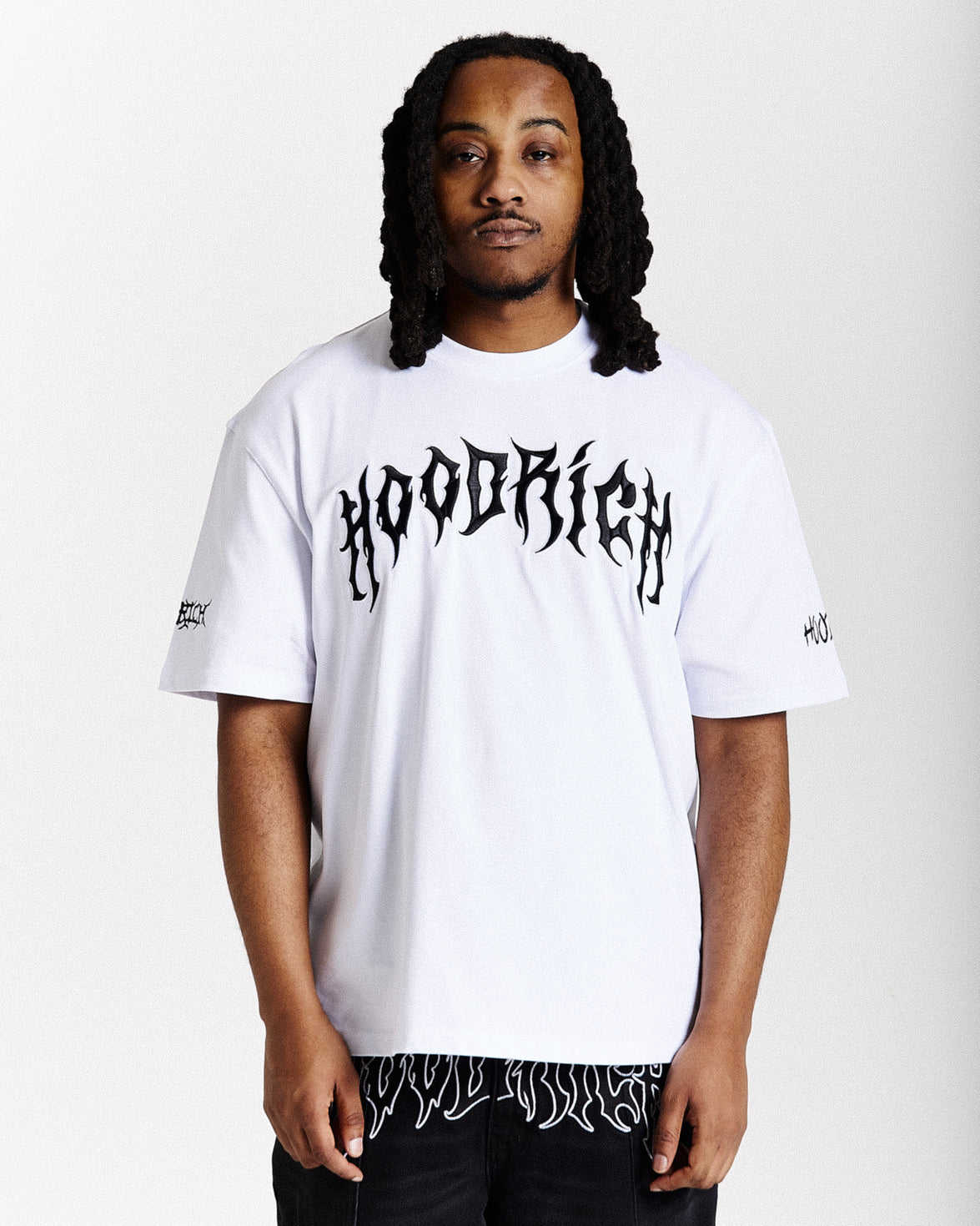 Spectral Oversized T-Shirt - White/Black