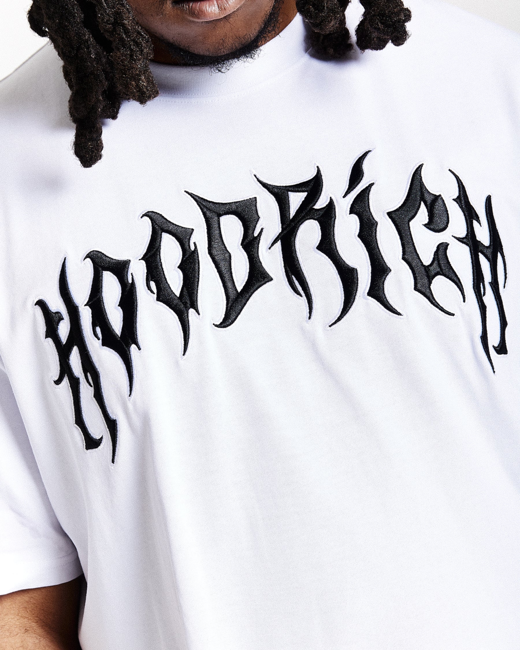 Spectral Oversized T-Shirt - White/Black