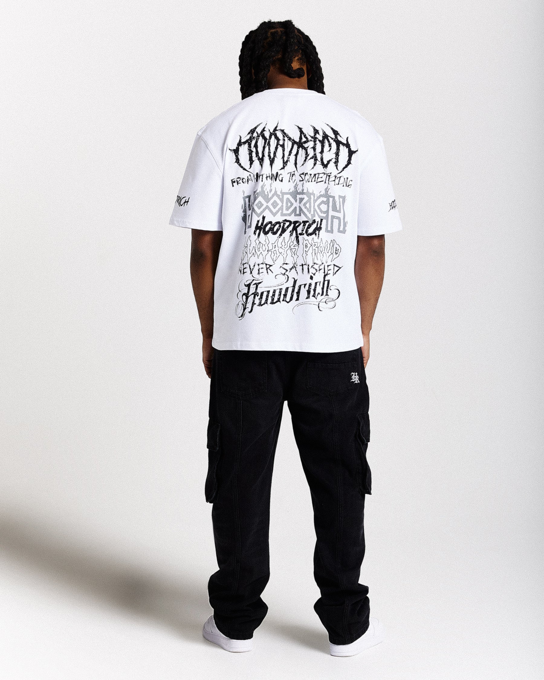 Spectral Oversized T-Shirt - White/Black