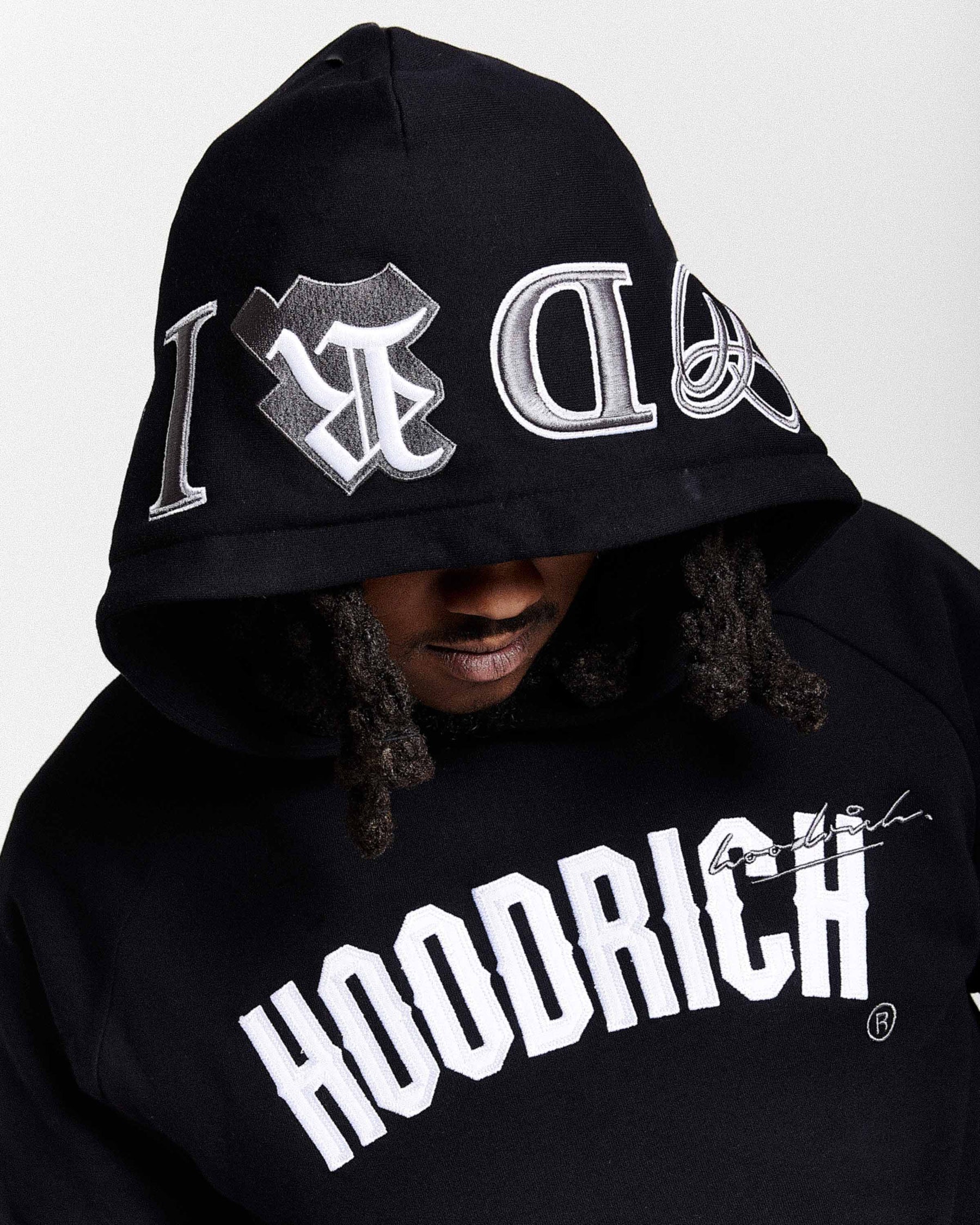 Stature Hoodie - Black/White/Grey