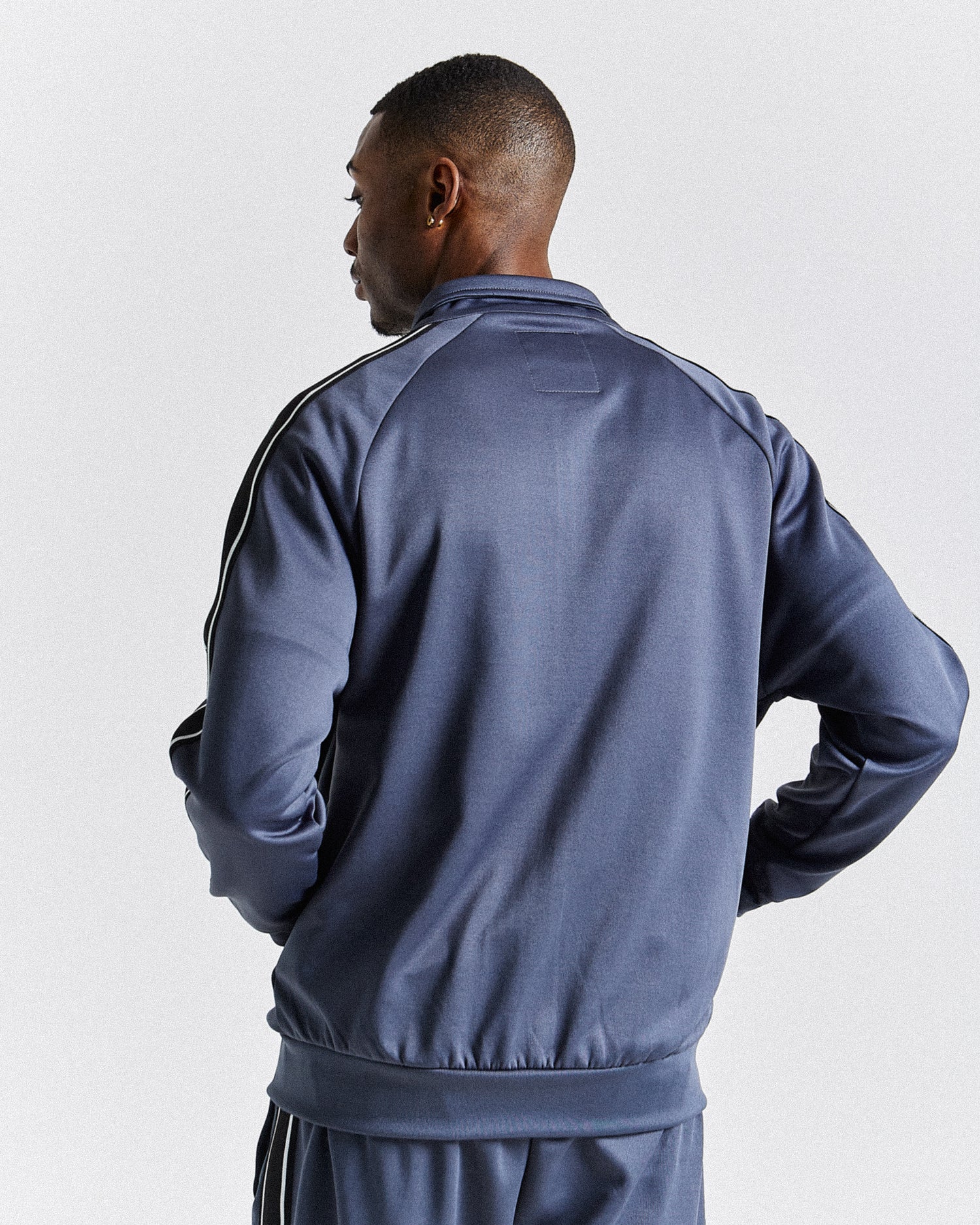 Ignite Track Top - Navy/White