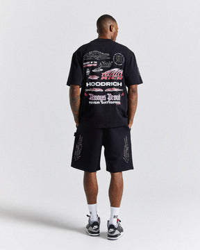 Chroma Oversized Shorts - Black/White/Pink