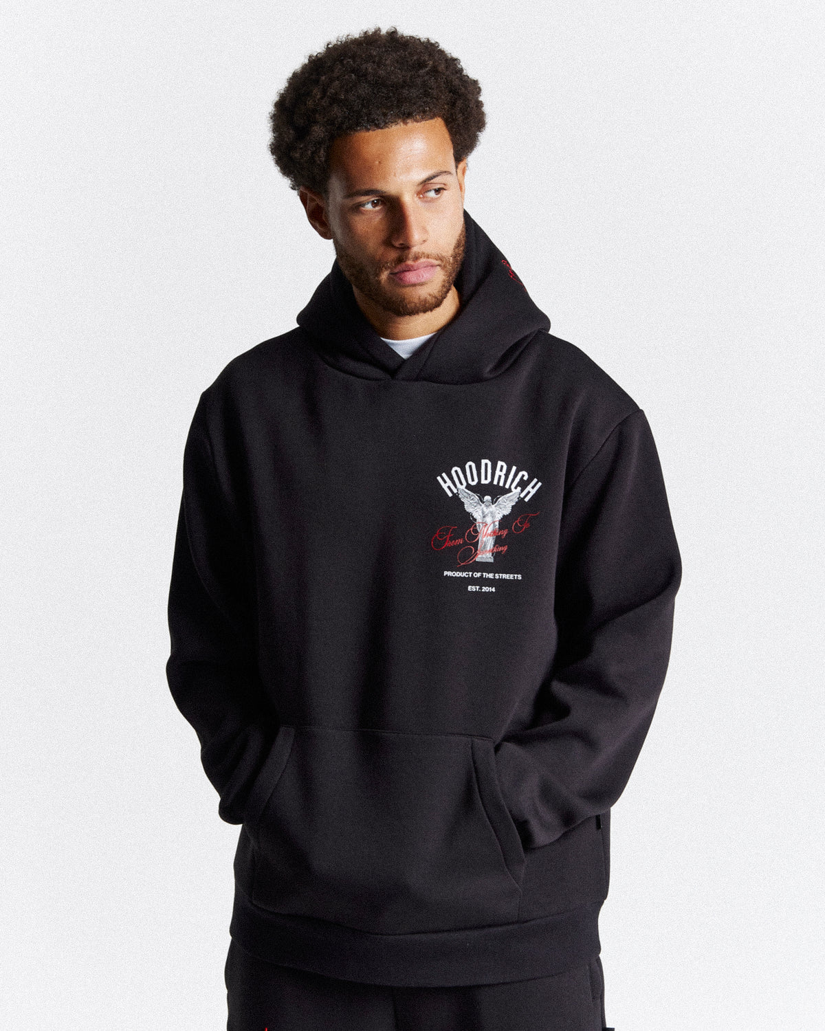 Vital Hoodie - Black/White/Red