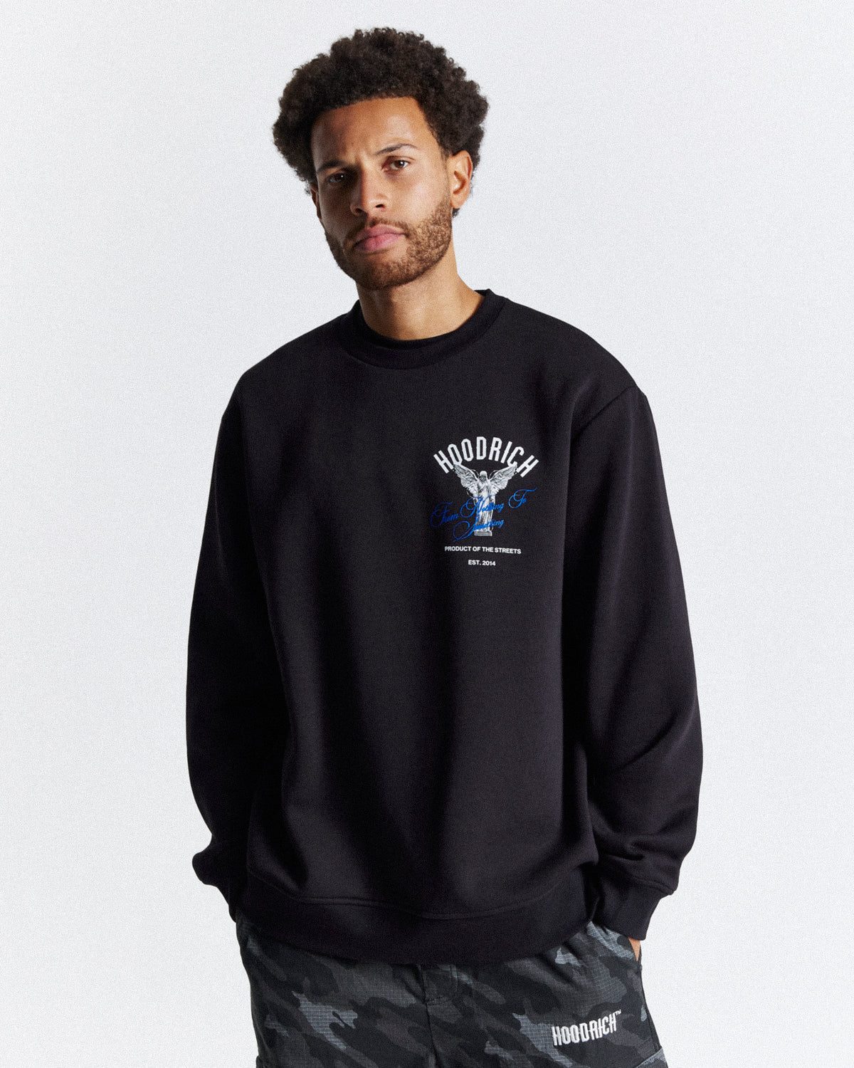 Vital Sweatshirt - Black/White/Blue