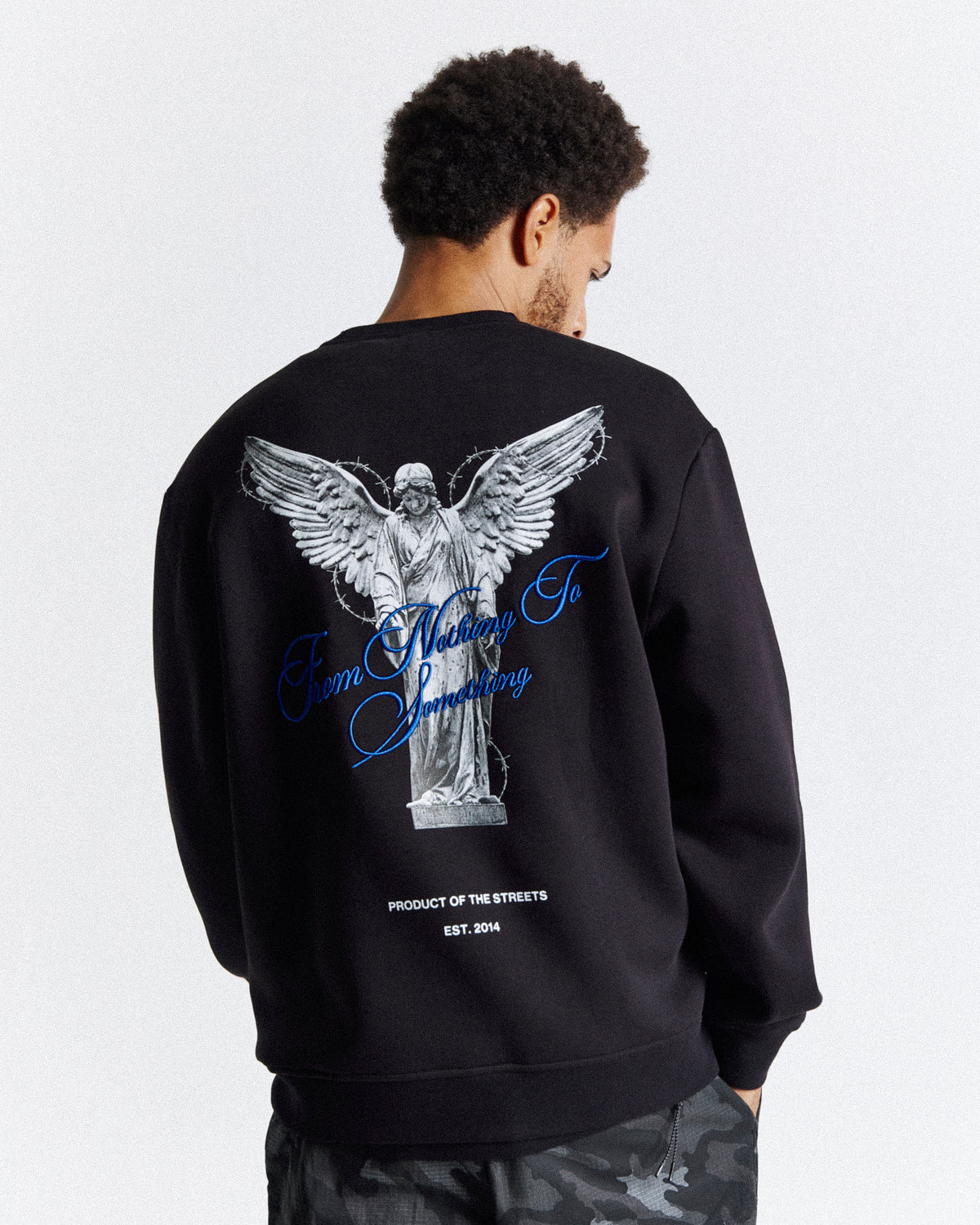 Vital Sweatshirt - Black/White/Blue
