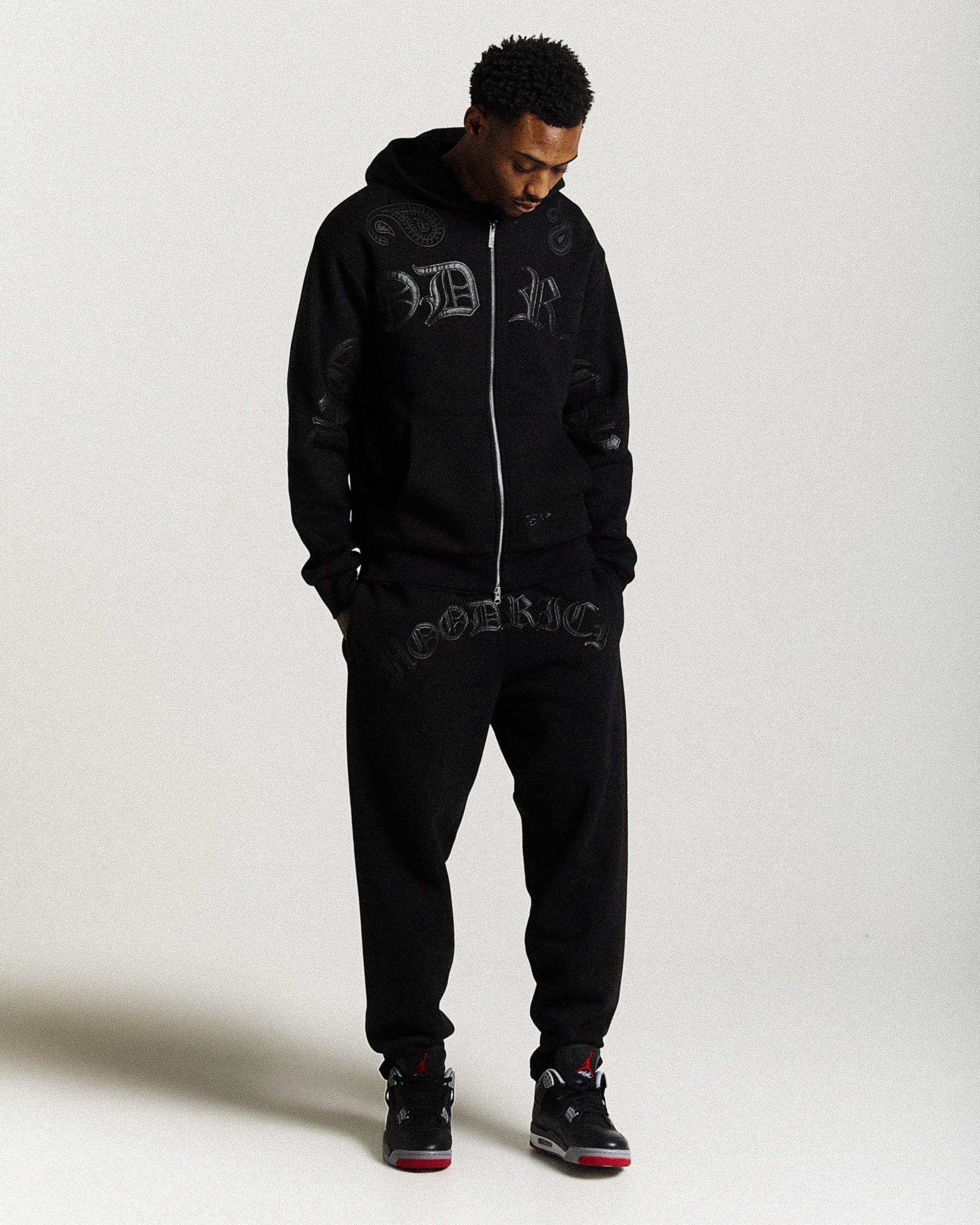 Inkline Oversized Joggers - Black