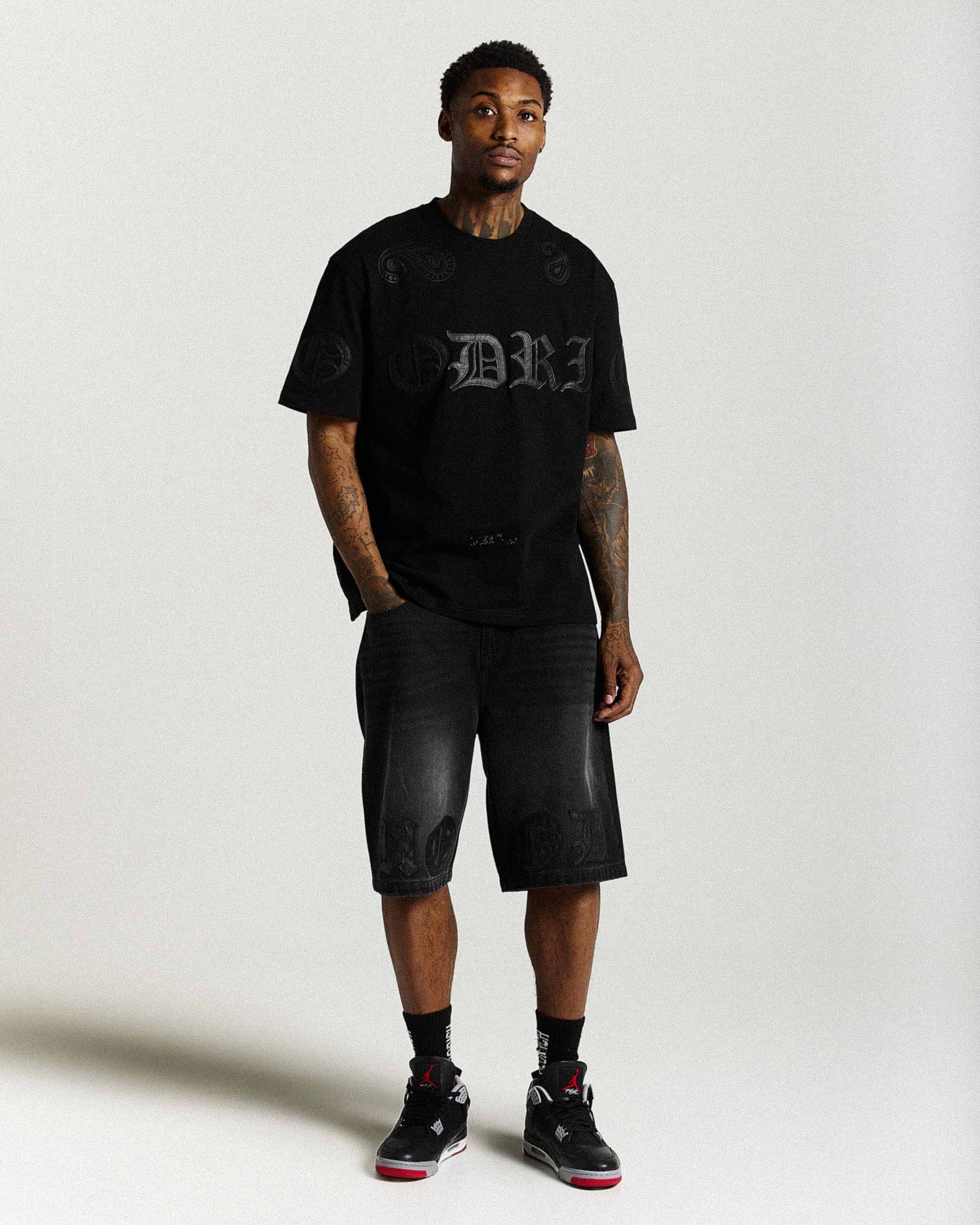 Inkline Denim Jort - Black Wash