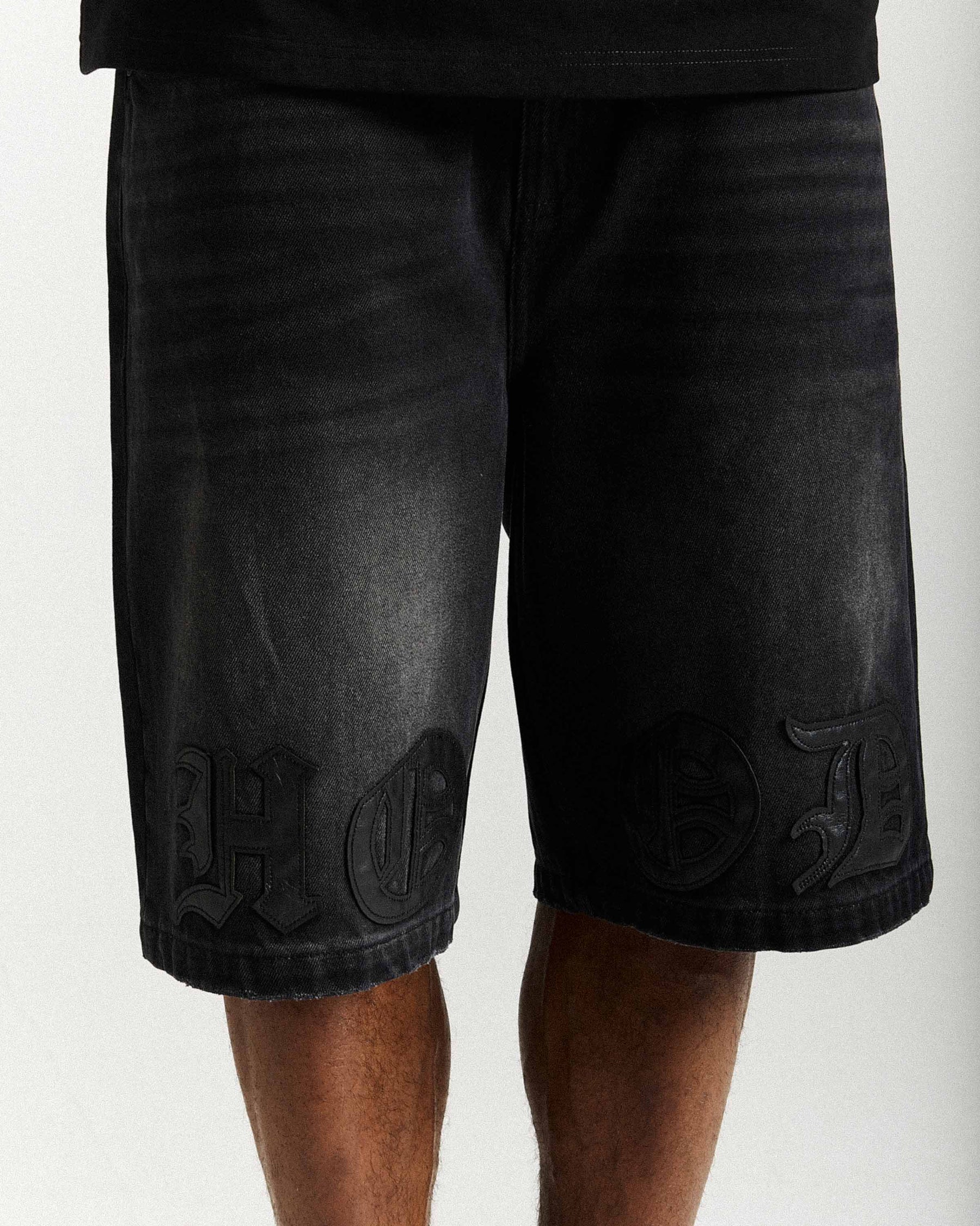 Inkline Denim Jort - Black Wash