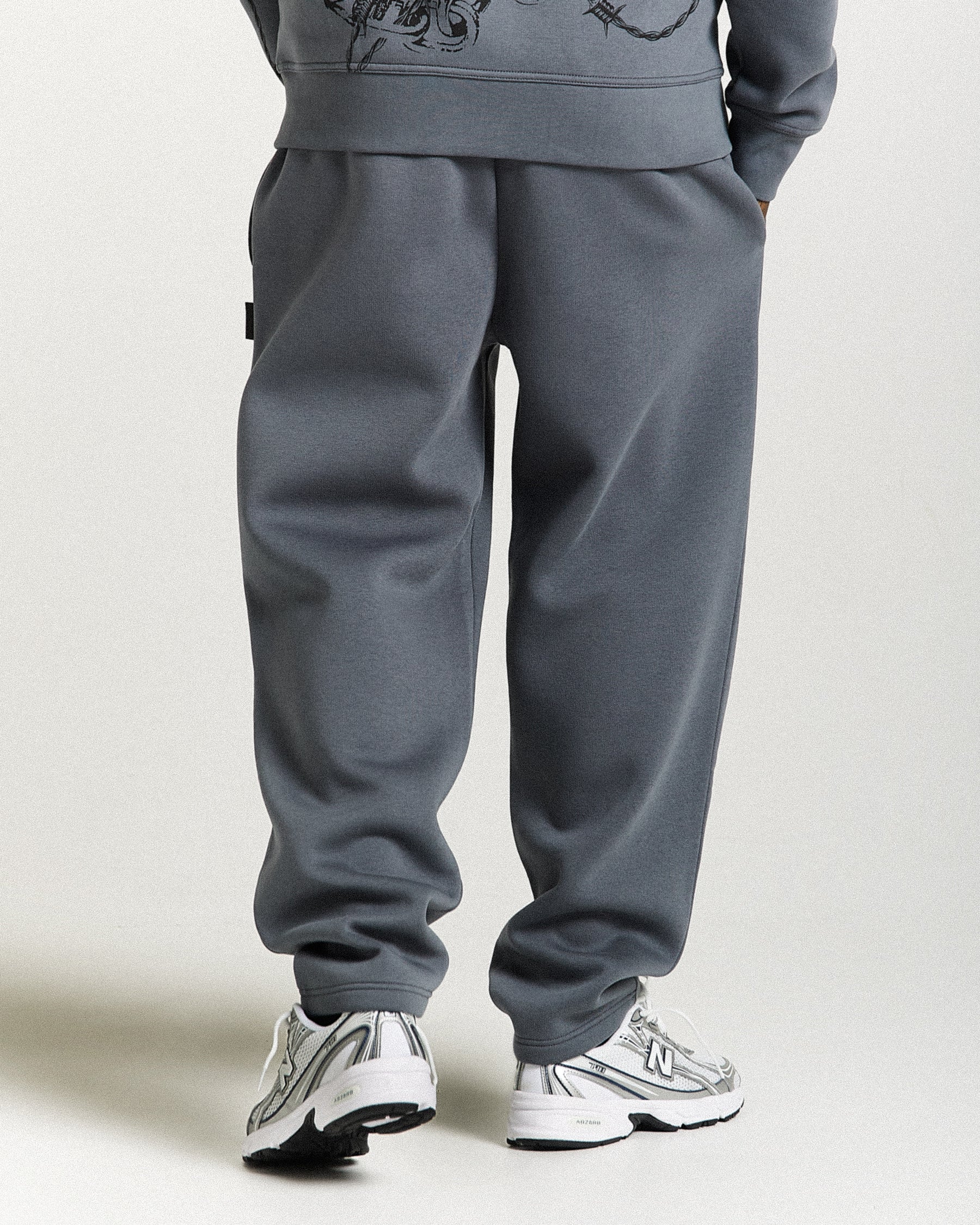 Guepard Oversized Joggers - Grey/Black/White