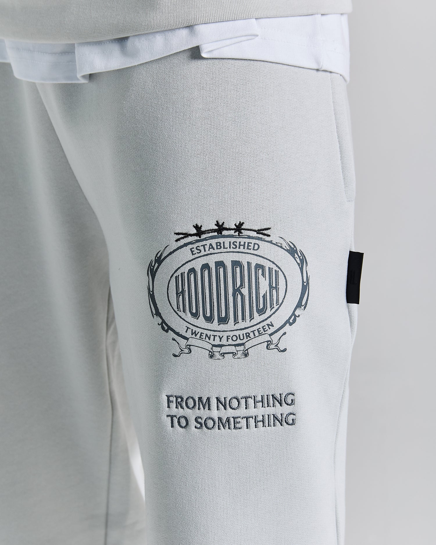 Noir Oversized Jogger - Light Grey/Black