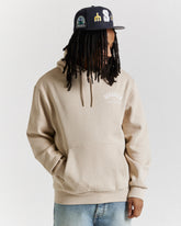 Volcano Hoodie - Beige/White