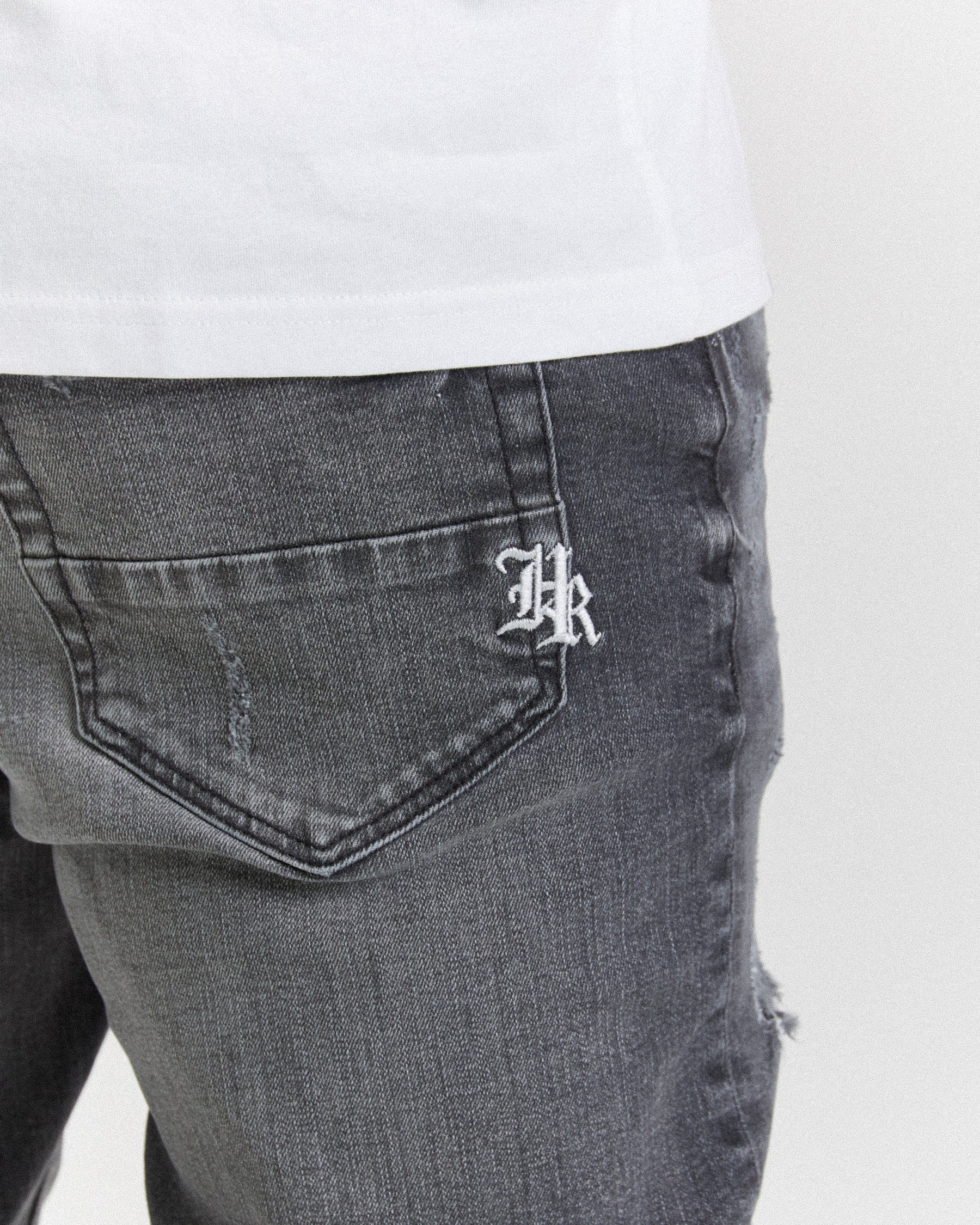 Shadow Jeans - Black/White/Blue