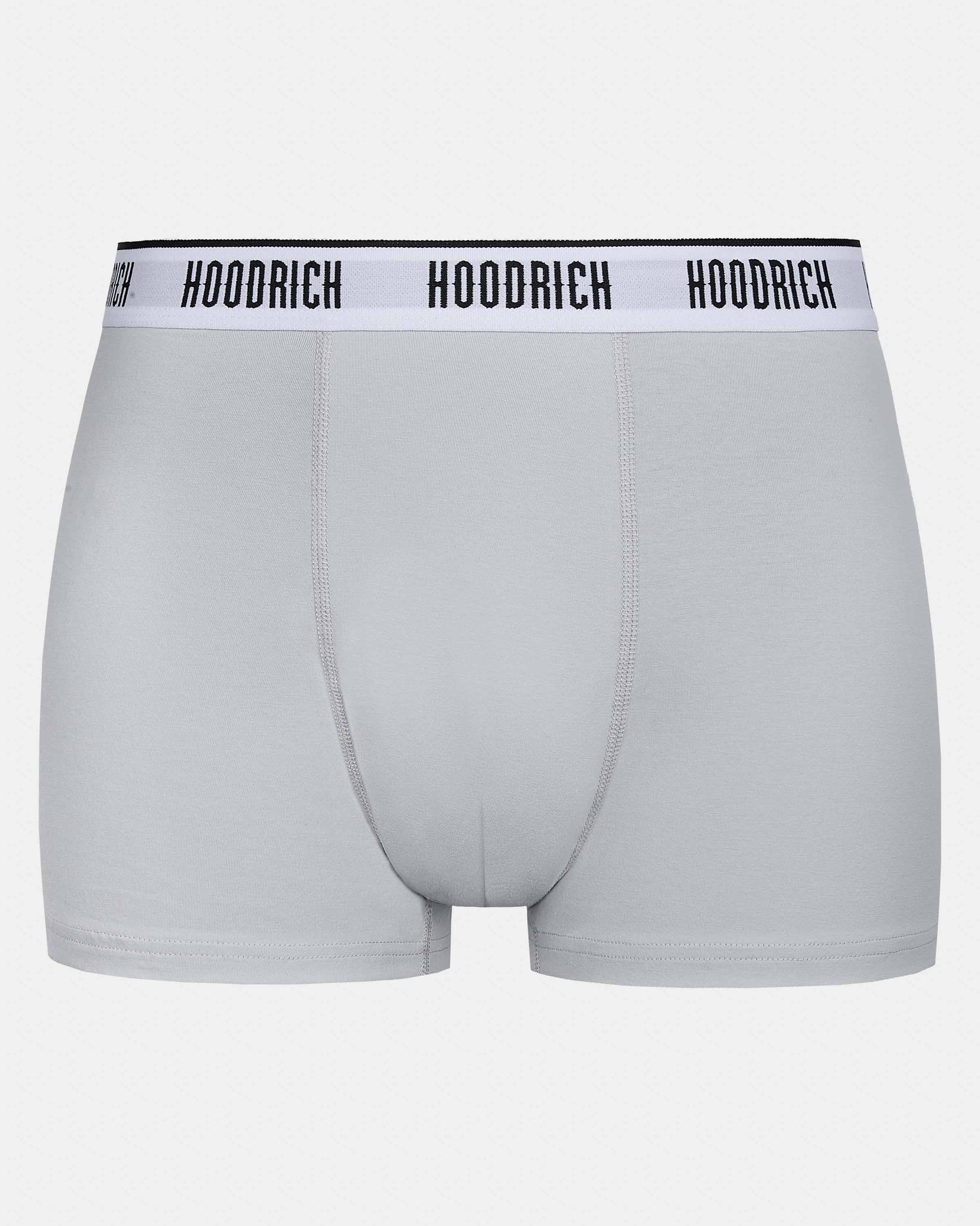 Hoodrich boxers in light grey from the front
