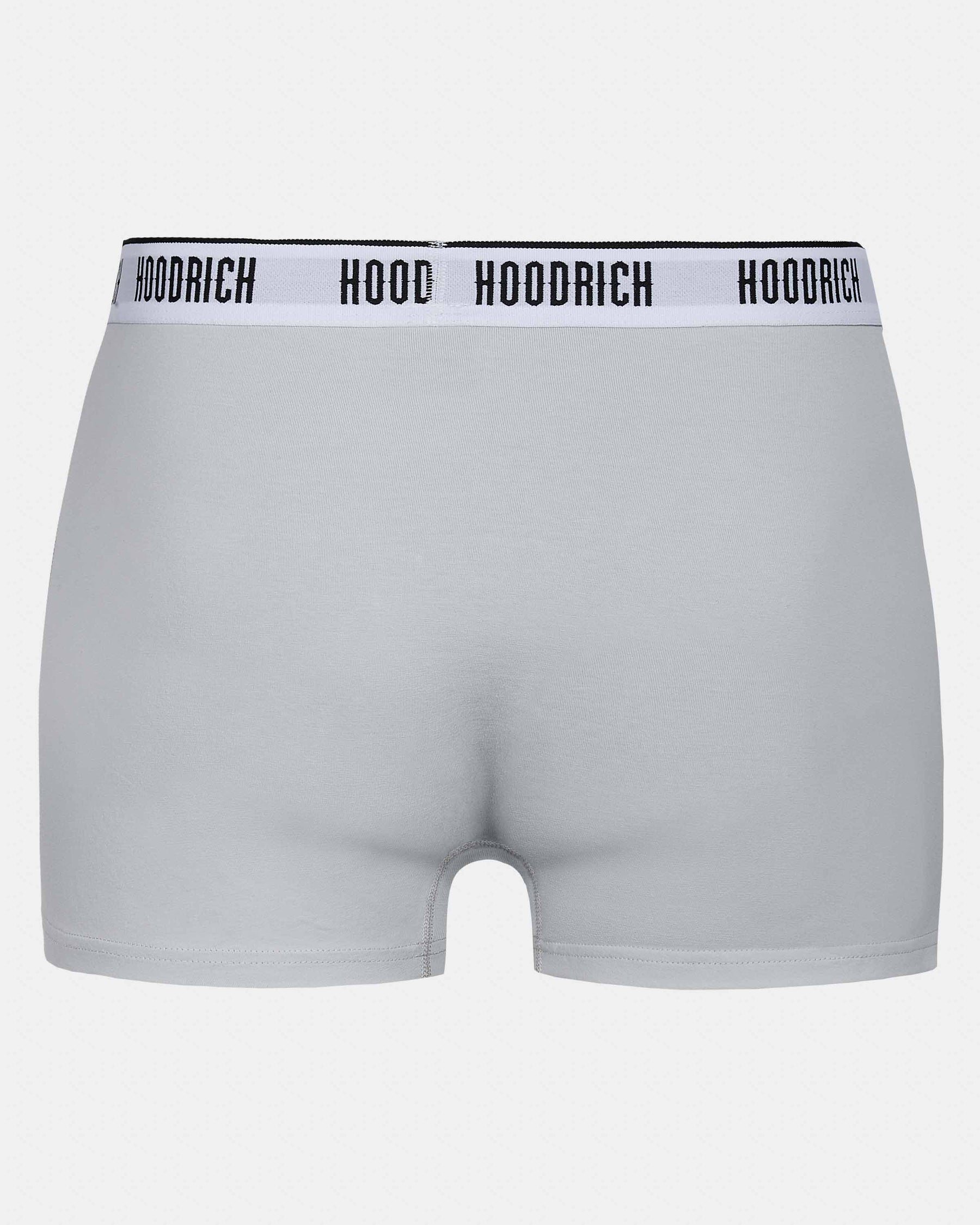 Hoodrich boxers in light grey from the back