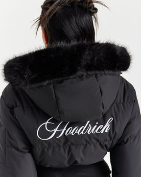 Forsyth Puffer Jacket - Black/Fur