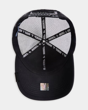 Helix 5 Panel Trucker Cap - Black/White