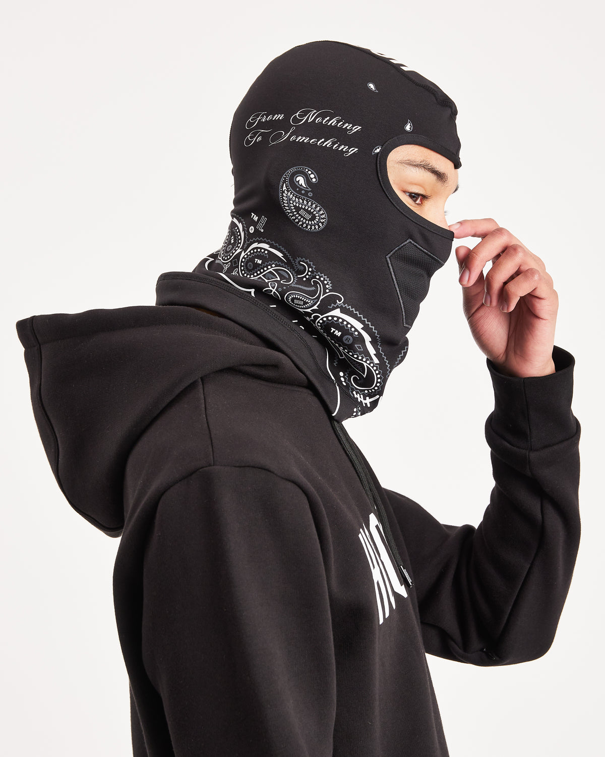 OG Motif Balaclava - Black/White