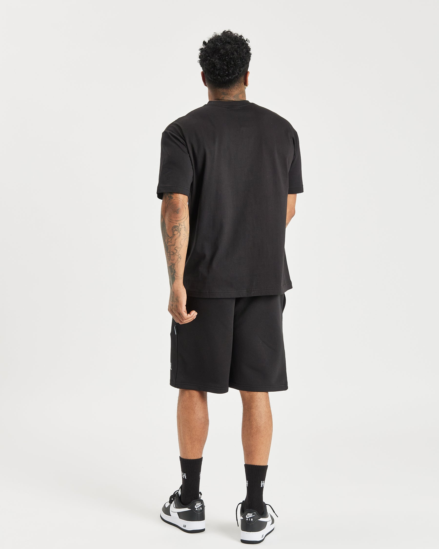 OG Core Small Logo Shorts Set - Black/White